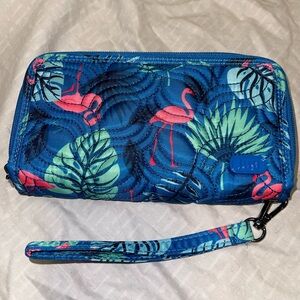 Lug Splits XL Wallet Famingo Blue